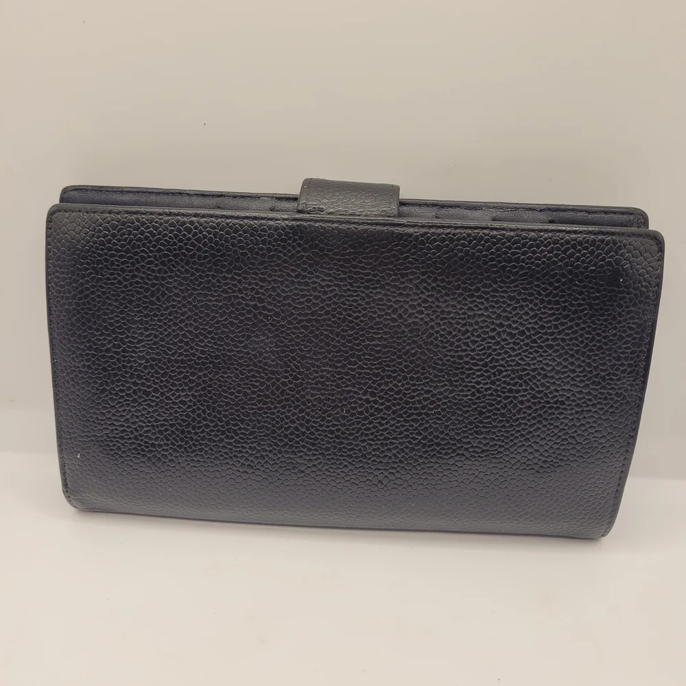 Chanel Black Leather Wallet